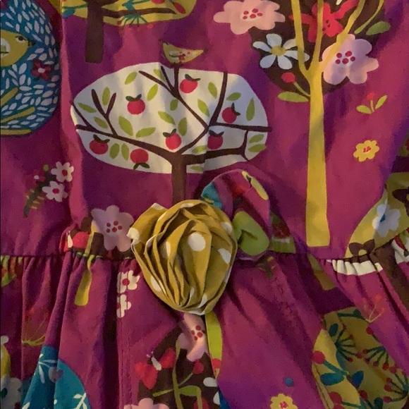 Colorful bird tree Jelly the pug dress - Picture 3 of 4